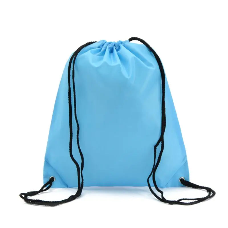 Portable Oxford Sports Bag 210D Nylon Drawstring Bags Belt Riding Backpack Gym Drawstring Shoes Bag Clothes Backpacks Wholesale