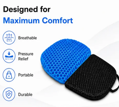 Small portable Cooling Gel Seat Cushion for Pressure Relief