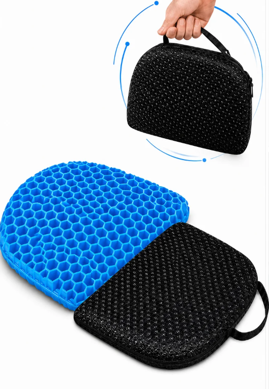 Small portable Cooling Gel Seat Cushion for Pressure Relief